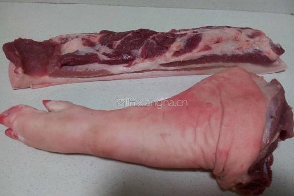 干豆角蒸扣肉的做法图解1