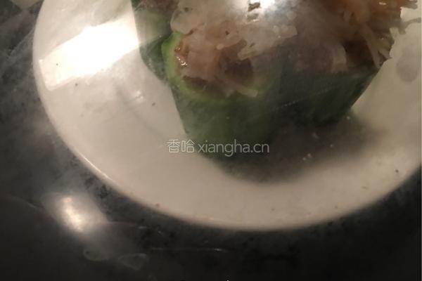 蒜蓉干贝蒸丝瓜的做法图解8