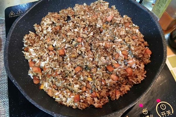 酱油炒饭的做法图解8