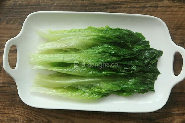 蚝油生菜的做法图解6