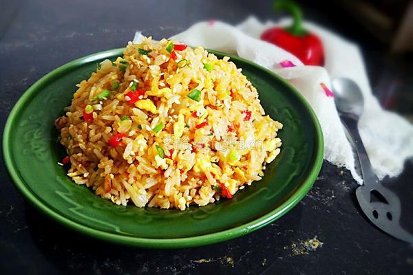 包菜蛋炒饭的做法图解17
