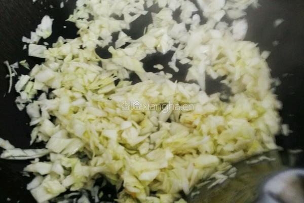 包菜蛋炒饭的做法图解8