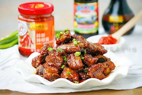 蒜蓉辣酱烧排骨的做法图解16