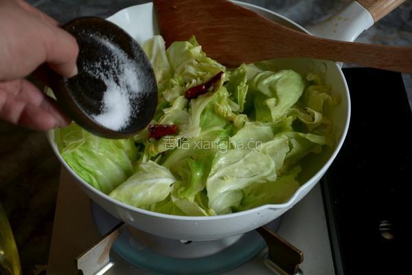 手撕包菜的做法图解6