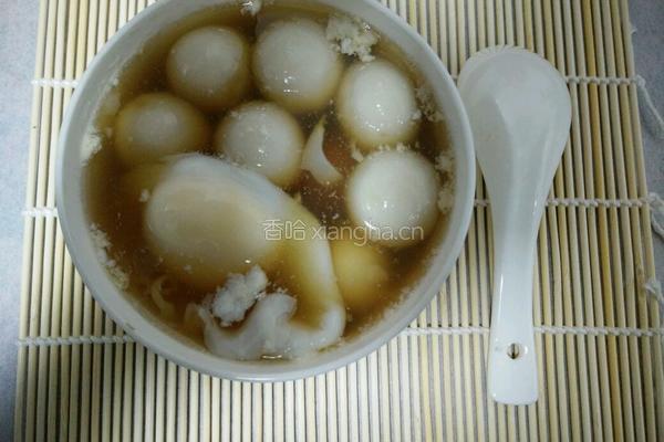 荷包蛋汤圆的做法图解5