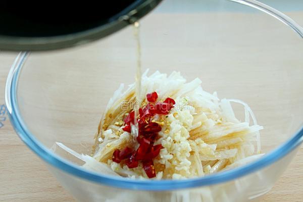凉拌白萝卜的做法图解7
