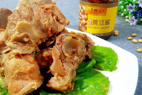 美味黄豆酱香大骨头的做法图解10