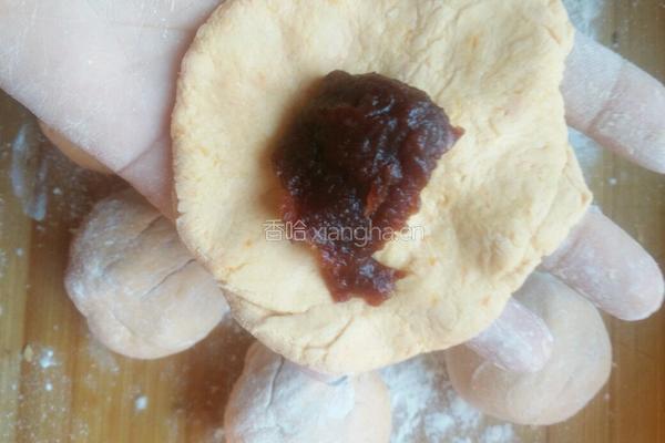豆沙芝麻球的做法图解7