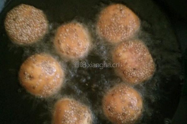 豆沙芝麻球的做法图解11