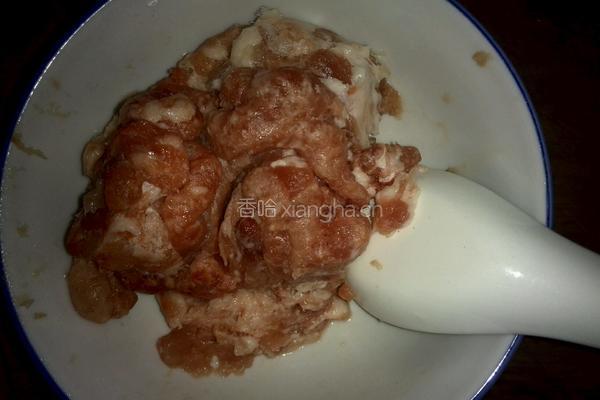蘑菇肉酱的做法图解1