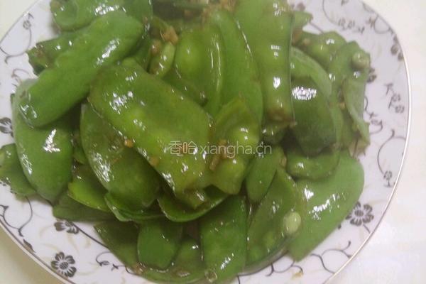 蒜蓉豌豆角的做法图解5