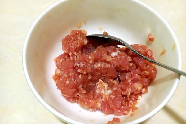 肉沫豌豆的做法图解3
