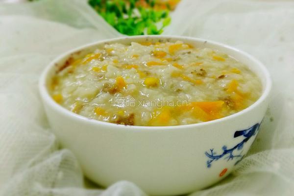 牛肉胡萝卜粥的做法图解9