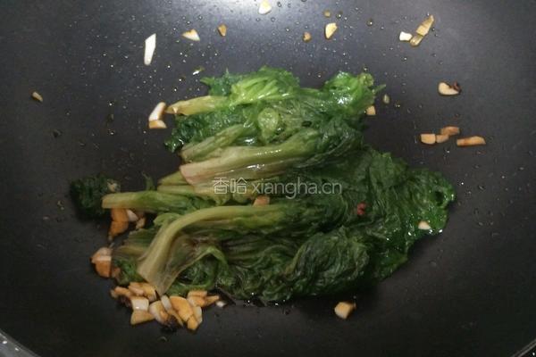 蒜末生菜的做法图解7