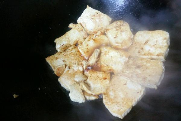 香煎豆腐的做法图解4