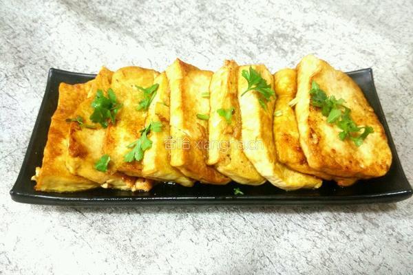 香煎豆腐的做法图解6