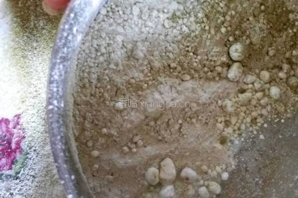 抹茶红豆华夫饼的做法图解3