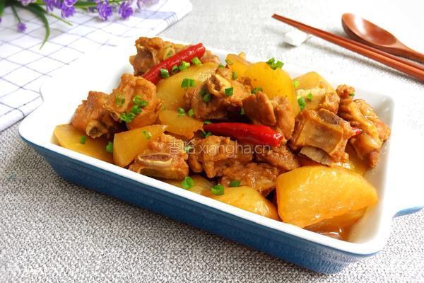 黄豆酱萝卜烧排骨的做法图解14