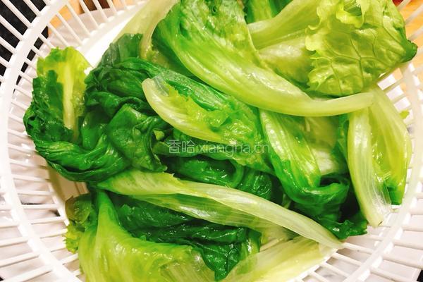 蚝油生菜的做法图解6