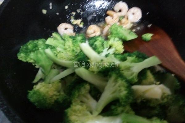 蚝油西蓝花虾仁的做法图解13