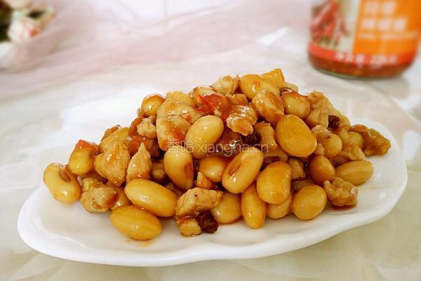 蒜蓉辣酱肉末黄豆粒的做法图解8
