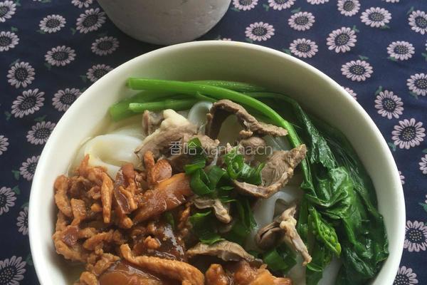 肉丝香菇捞河粉的做法图解11
