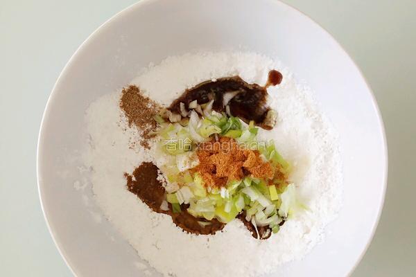 泡菜饼的做法图解2
