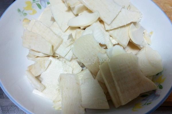 冬笋肉片的做法图解4