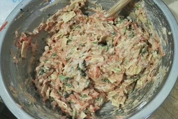 猪肉干豆腐卷的做法图解5