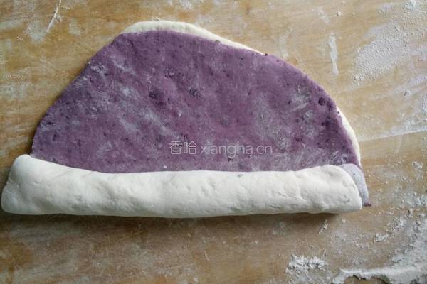 紫薯蝴蝶馒头的做法图解9