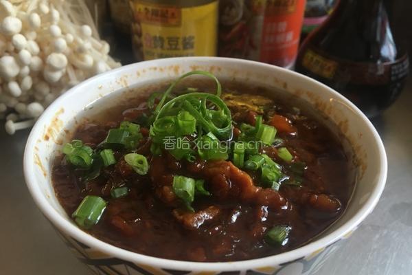 肉沫炒黄豆酱的做法图解9