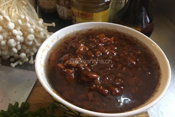 肉沫炒黄豆酱的做法图解8