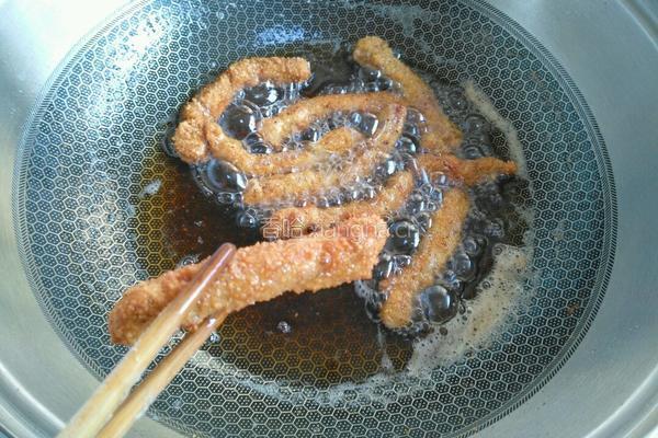  炸猪肉条的做法图解8