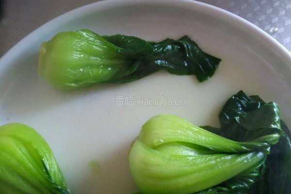 蚝油香菇油菜的做法图解7