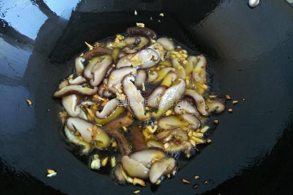 蚝油香菇油菜的做法图解11