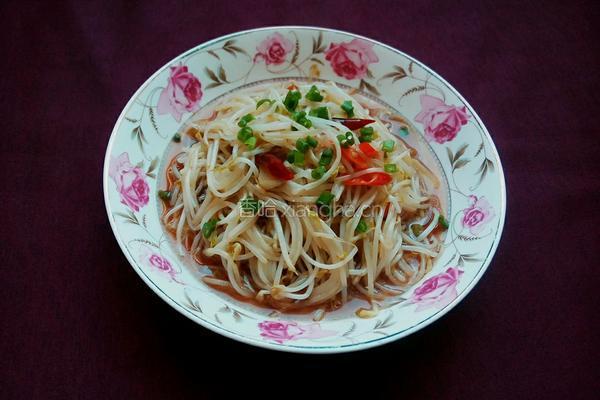 酸辣豆芽菜