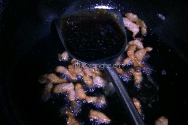 肉丝炒菜花的做法图解6