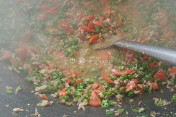 肉末炒豇豆的做法图解4