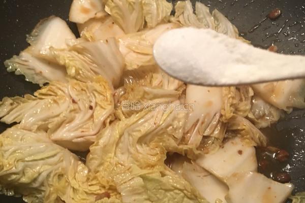 黄豆酱炒娃娃菜的做法图解6