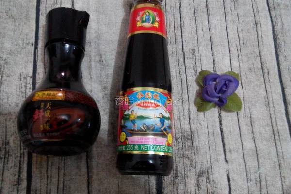 肉片炒花菜的做法图解1