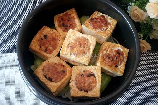 砂锅酿豆腐的做法图解13