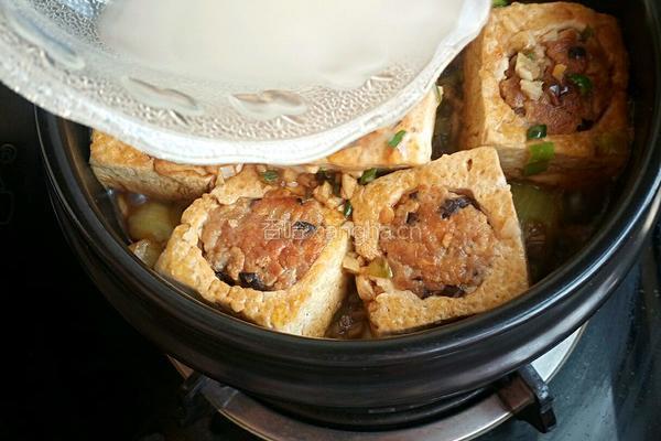 砂锅酿豆腐的做法图解18