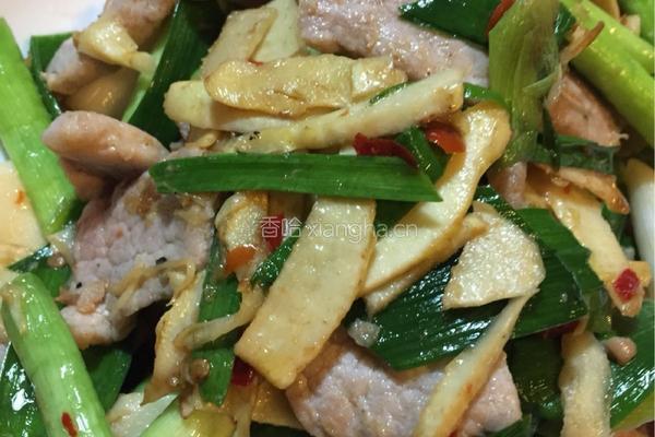 冬笋炒肉片的做法图解6