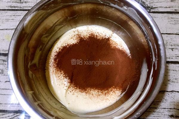 斑马纹戚风蛋糕（八寸）的做法图解12