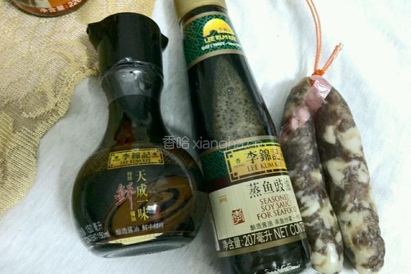 清蒸腊肠的做法图解1