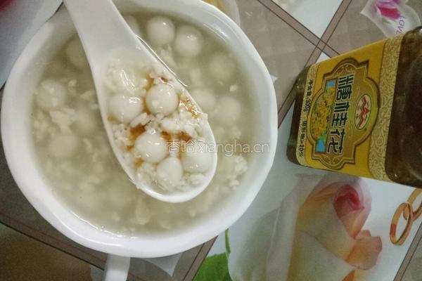 桂花酒酿小圆子的做法图解8