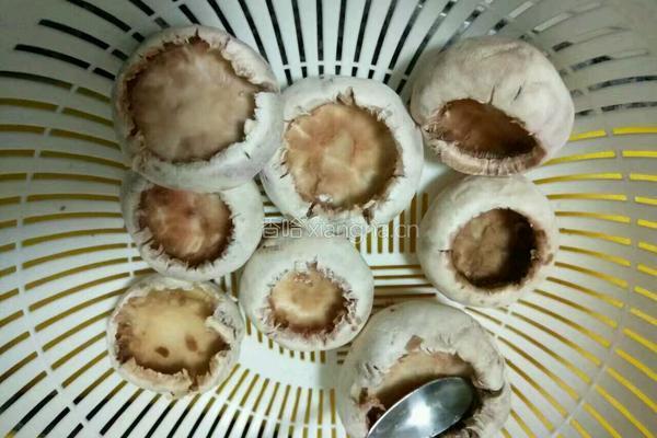 蒸蘑菇酿肉的做法图解5