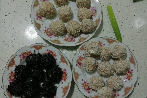 百顺双色珍珠丸子的做法图解23