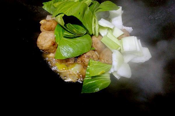 肉丸烧白菜的做法图解7