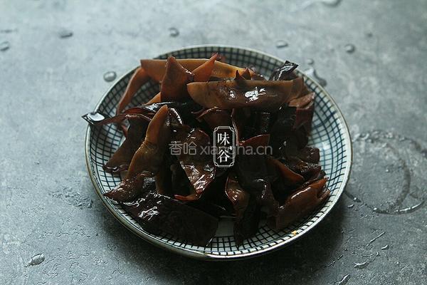 木耳黄花菜拌粉丝的做法图解3
